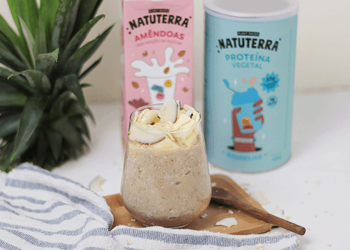 Receita: Piña colada overnight oats
