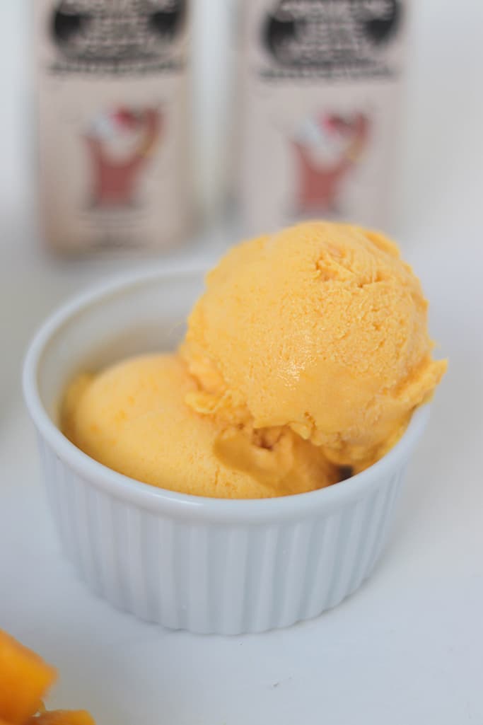 Receita: Sorvete de Manga