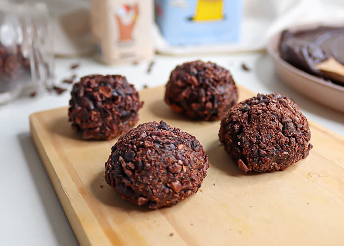 Receita: Brigadeiro Vegano com nibs de cacau