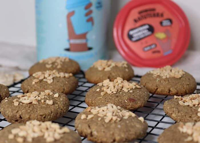 Receita: Cookie proteico de amendoim