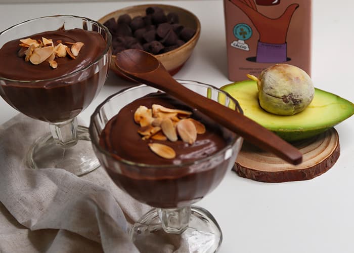 Receita: Mousse de chocolate vegano