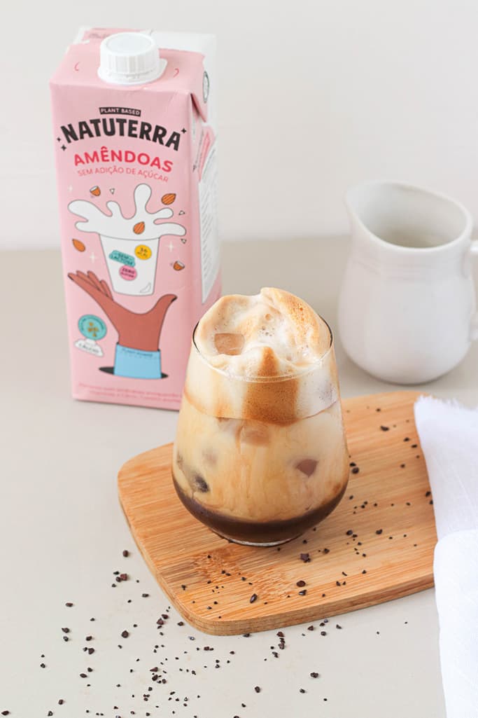 Receita: Café gelado cremoso vegano